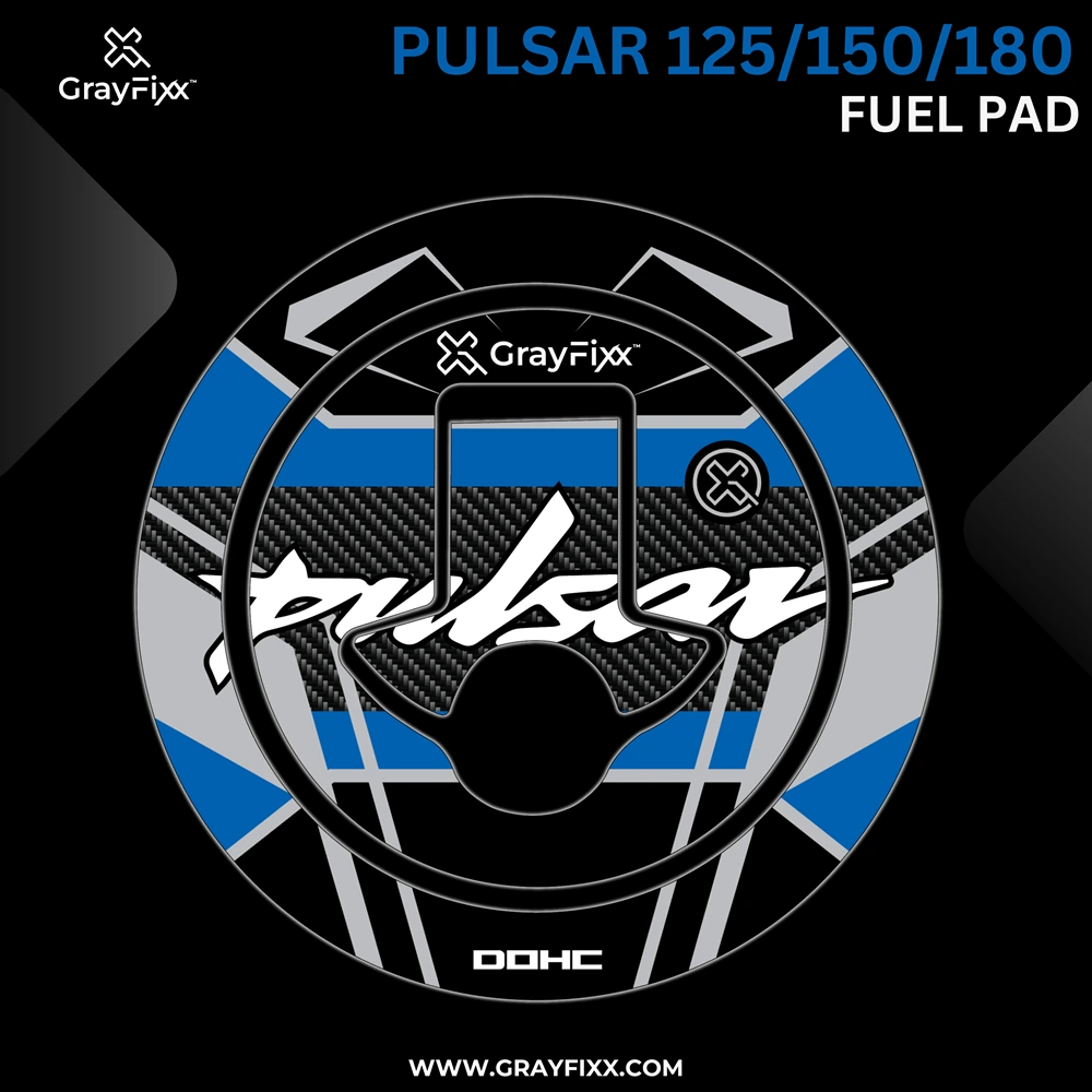 Pulsar 125/150/180 Fuel Pad | Premium 3D Gel Fuel Pad, Pack of 1